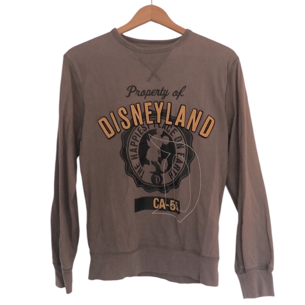 Disneyland Vintage Gray Pullover Sweater